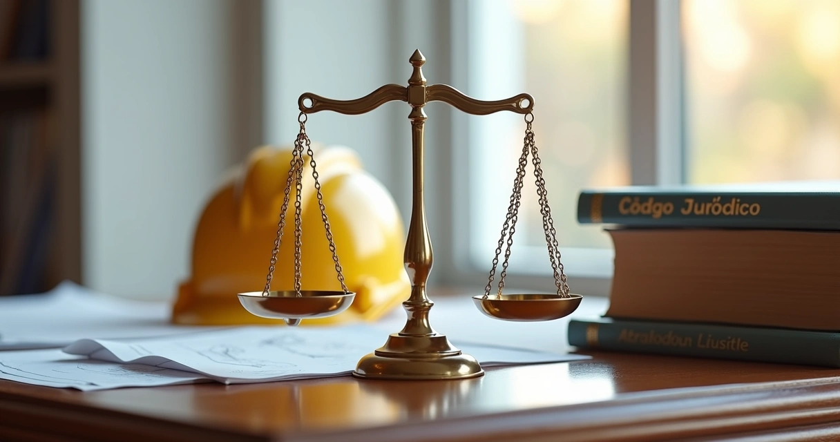 Justiça equilibra capacete de engenheiro e código jurídico 