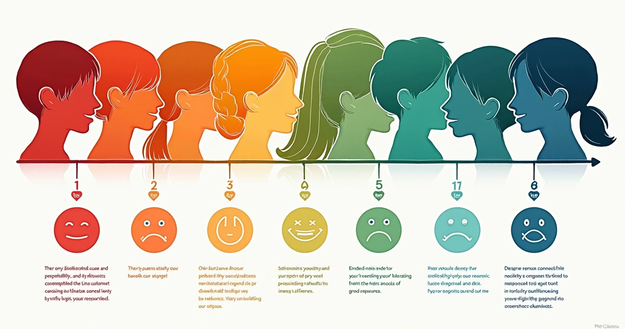 Escala de satisfação do cliente com diferentes emoções