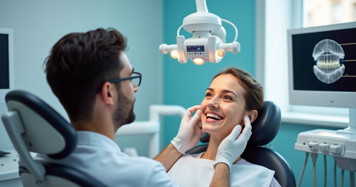 Escaneamento digital odontológico em consultório 