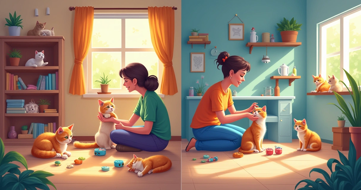Duas opções de adoção de um British Shorthair: abrigo acolhedor e criador responsável.