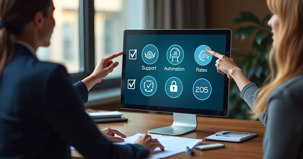 Escolha de gateway de pagamento por critérios em painel digital 