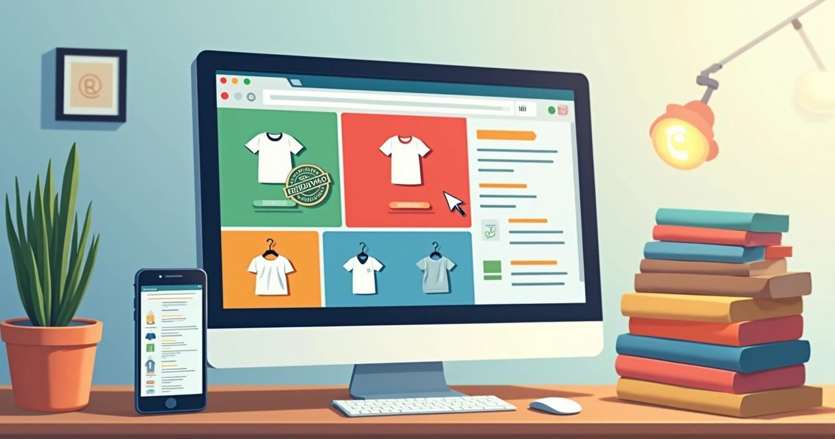 Seleção de modelo de camiseta personalizada em loja online