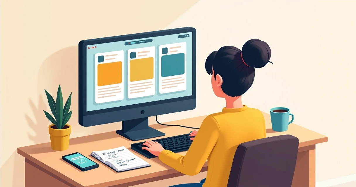 Microempresário com notebook analisando opções para criar site de compra 