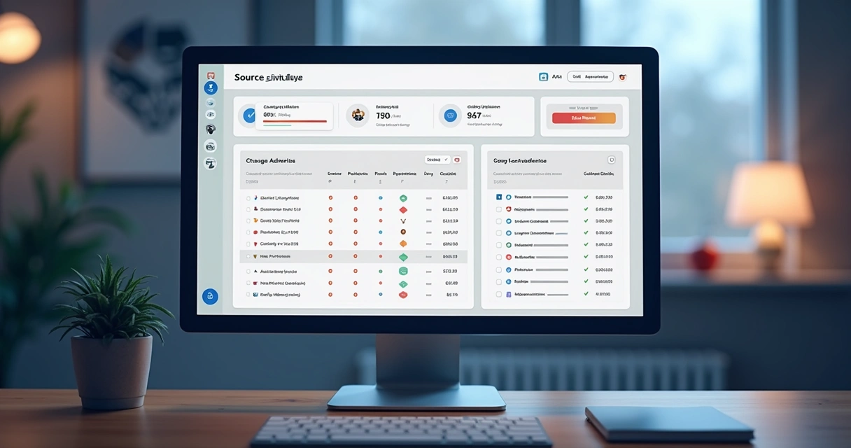 Tela de plataforma de anúncios com seleção de público de origem