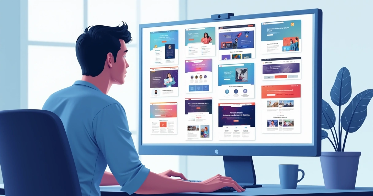 Tela de seleção de tema e template para Moodle 