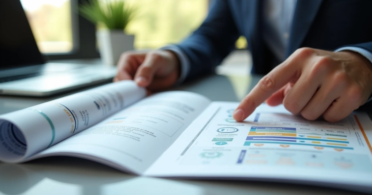 Pessoa analisando diferentes opções de consultoria financeira 