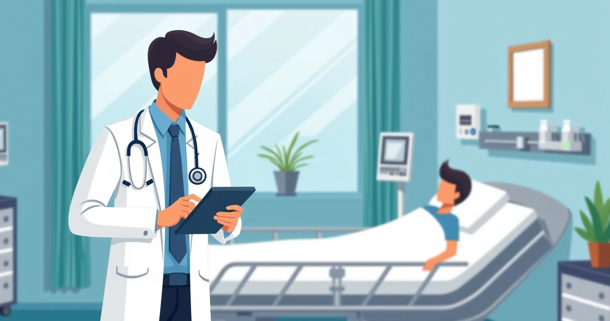 Avaliação clínica do escore VIRSTA no risco de endocardite 2 Médico preenchendo escore VIRSTA em tablet, cenário hospitalar