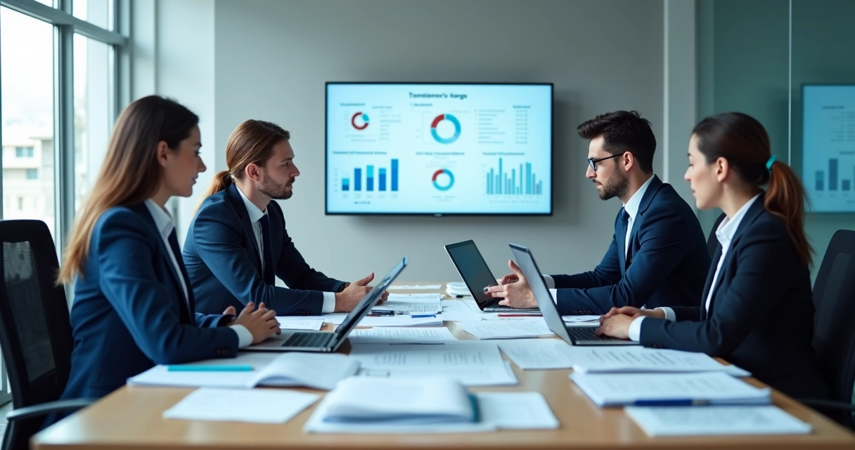 Contadores em sala de reunião planejando adequação fiscal 2026 