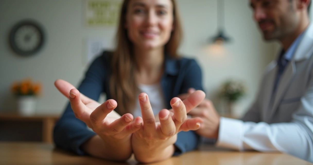 Psicólogo percebendo gestos e expressões do paciente durante sessão. 