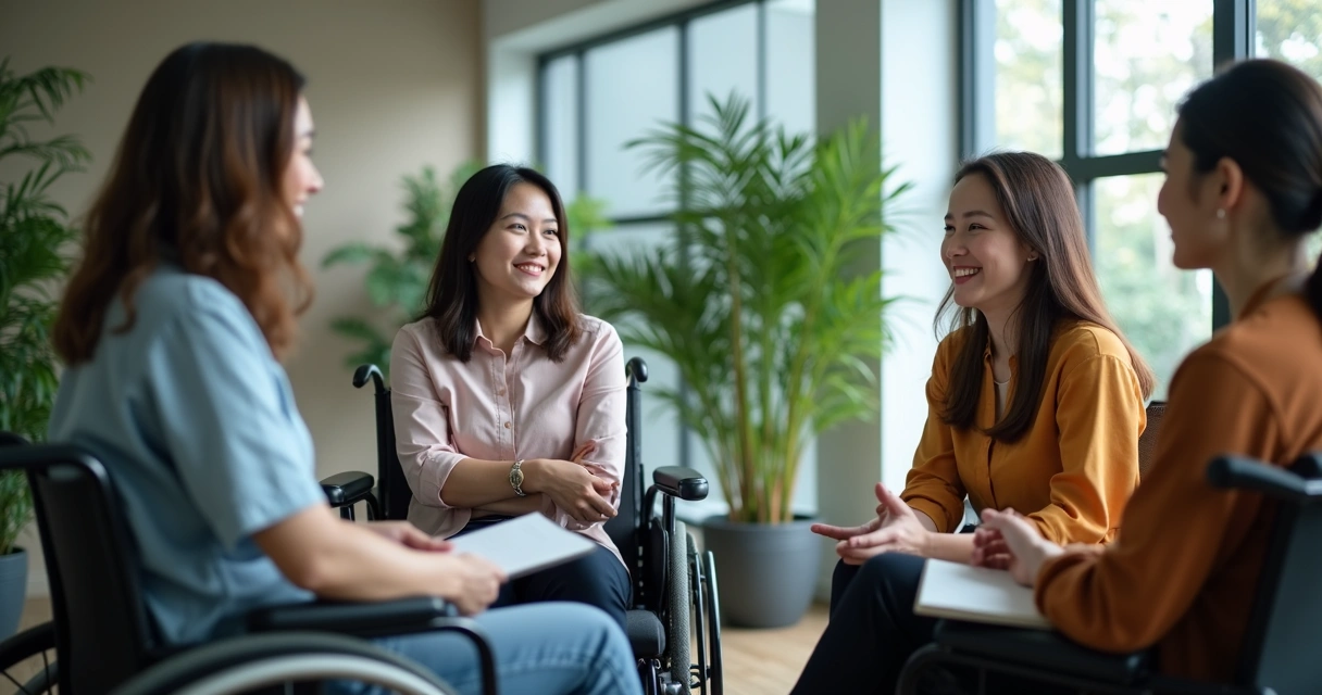Conversa de escuta entre liderança e equipe 
