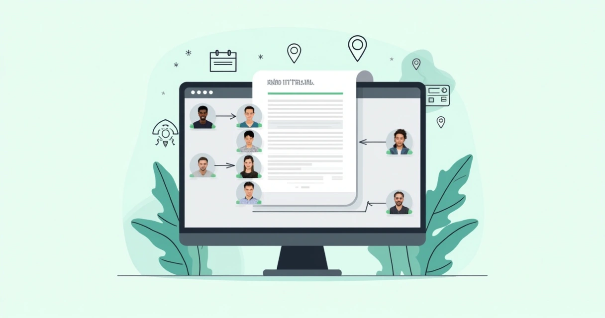 Audit trail on electronic document, tracking signer actions with time stamps and locations