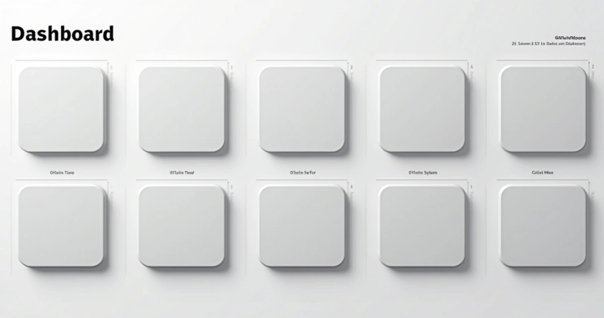 Retângulos arredondados organizados para gráficos no Excel. 