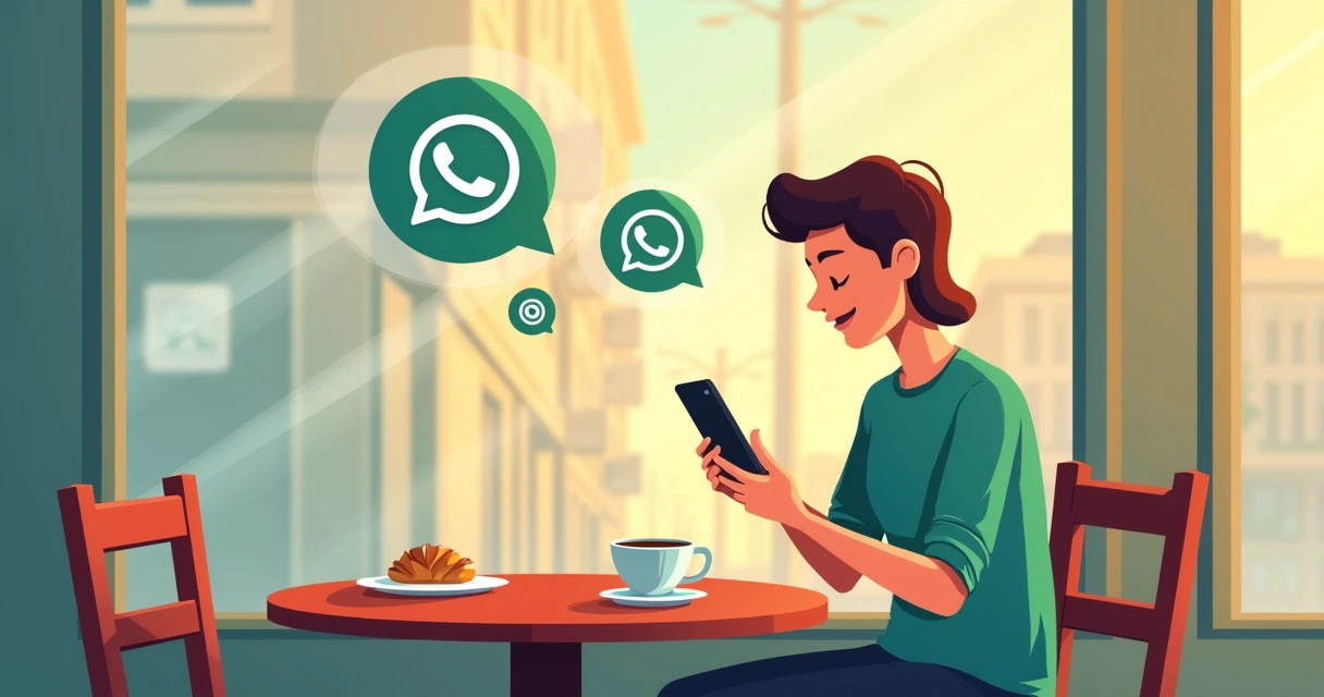 Cliente atento ao celular esperando resposta de pedido pelo WhatsApp 