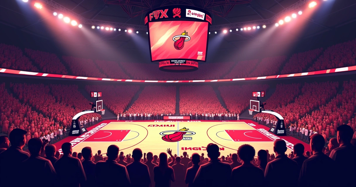 Torcida animada durante jogo do Miami Heat na FTX Arena 