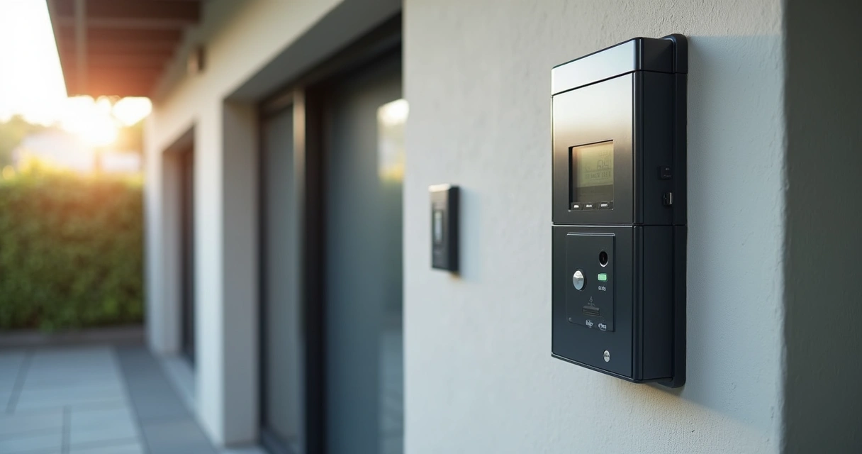 Estabilizador ligado a portão automático e central de controle de acesso 