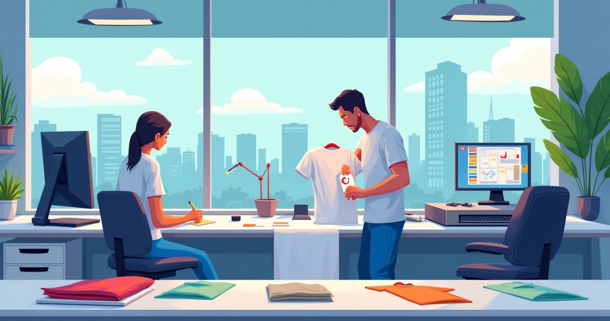 Processo de estamparia DTF em camisa no Centro RJ 