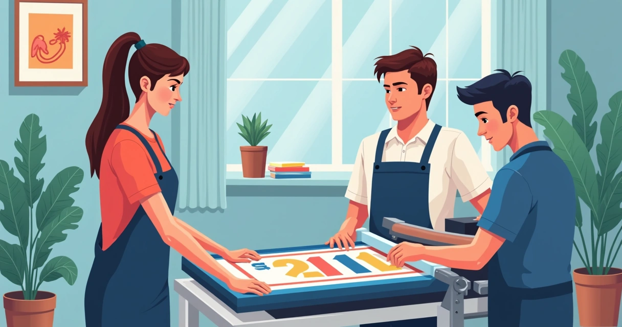 Processo de silk screen e sublimação em camisetas terceirão 