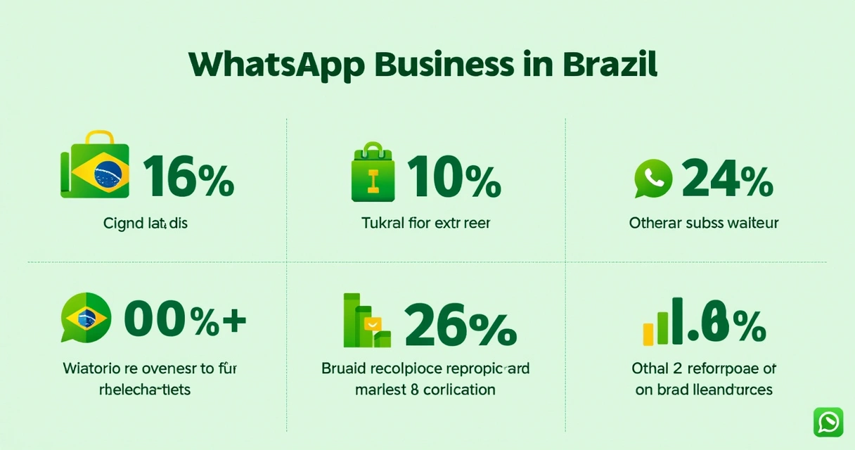 Dados de uso e abertura de mensagens no WhatsApp no Brasil