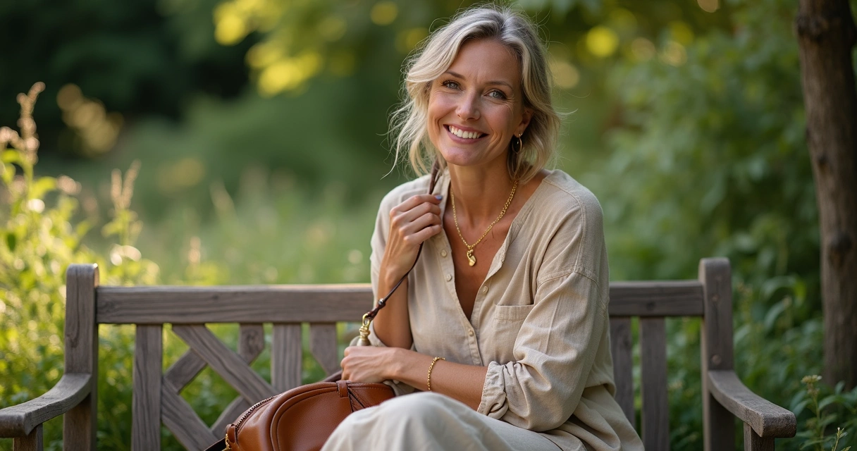 Pessoa de ascendente em Touro vestindo roupas de algodão e linho com acessórios de couro 