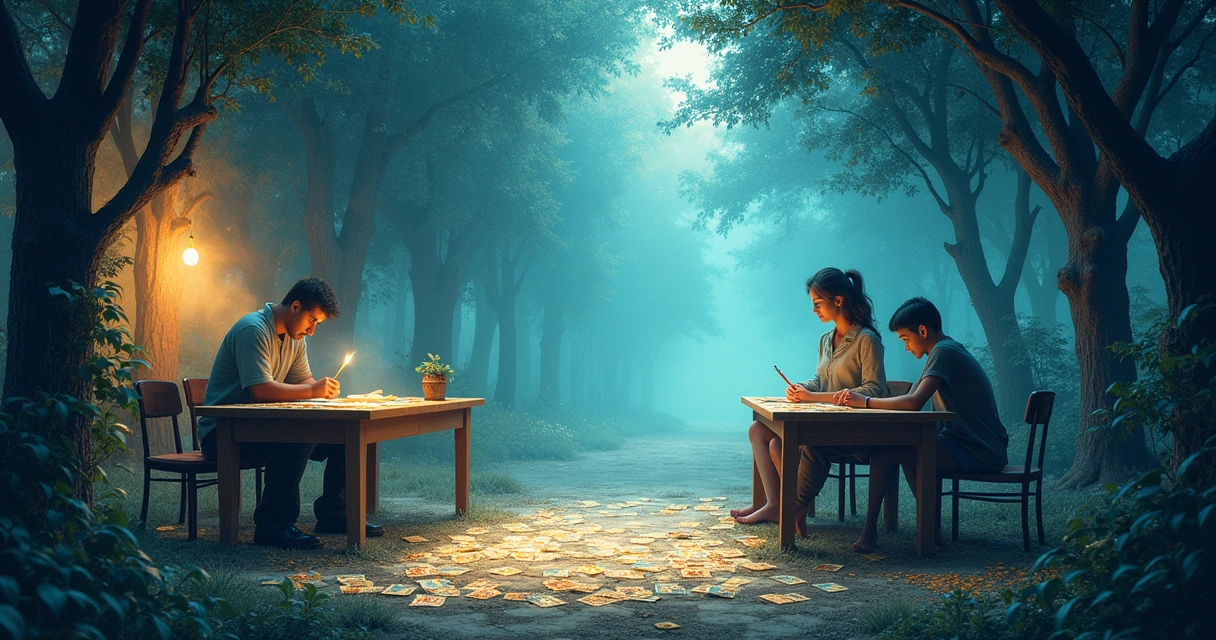 Quatro estilos de leitura de tarô: intuitiva, clássica, terapêutica e de passagens temporais, em um ambiente acolhedor.