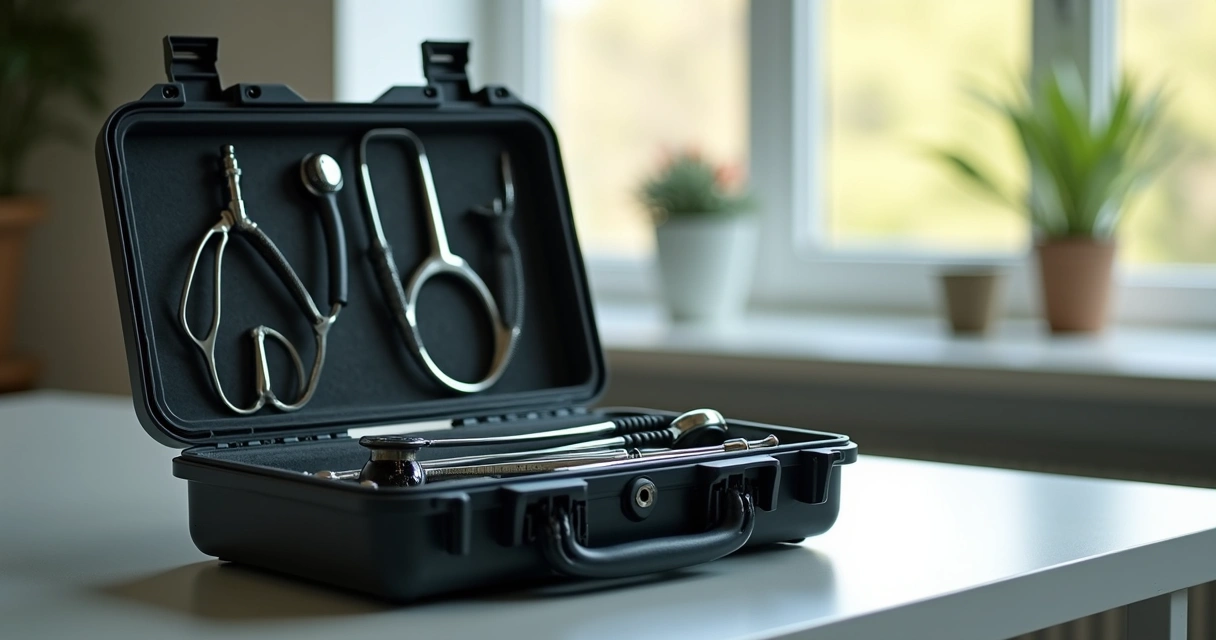 Estojo rígido para orquidômetro e outros instrumentos médicos