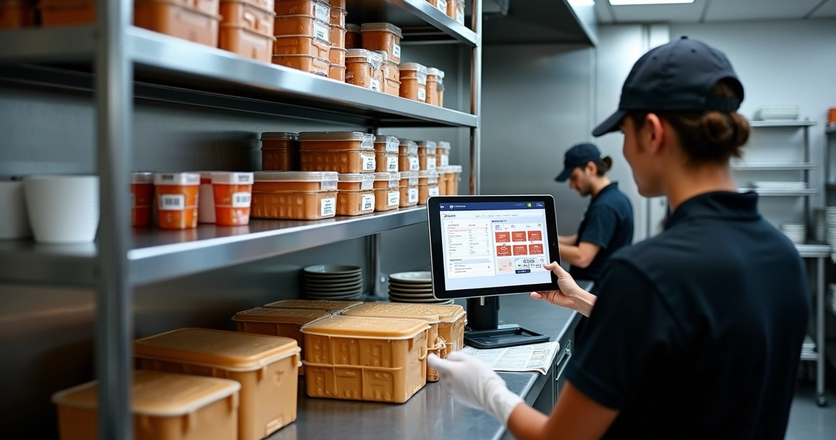 Sistema de automação de estoque em cozinha profissional 