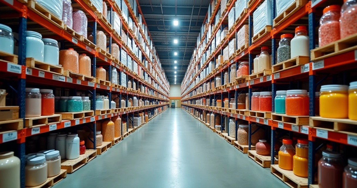 Prateleiras organizadas com coqueteleiras de diferentes cores e materiais 