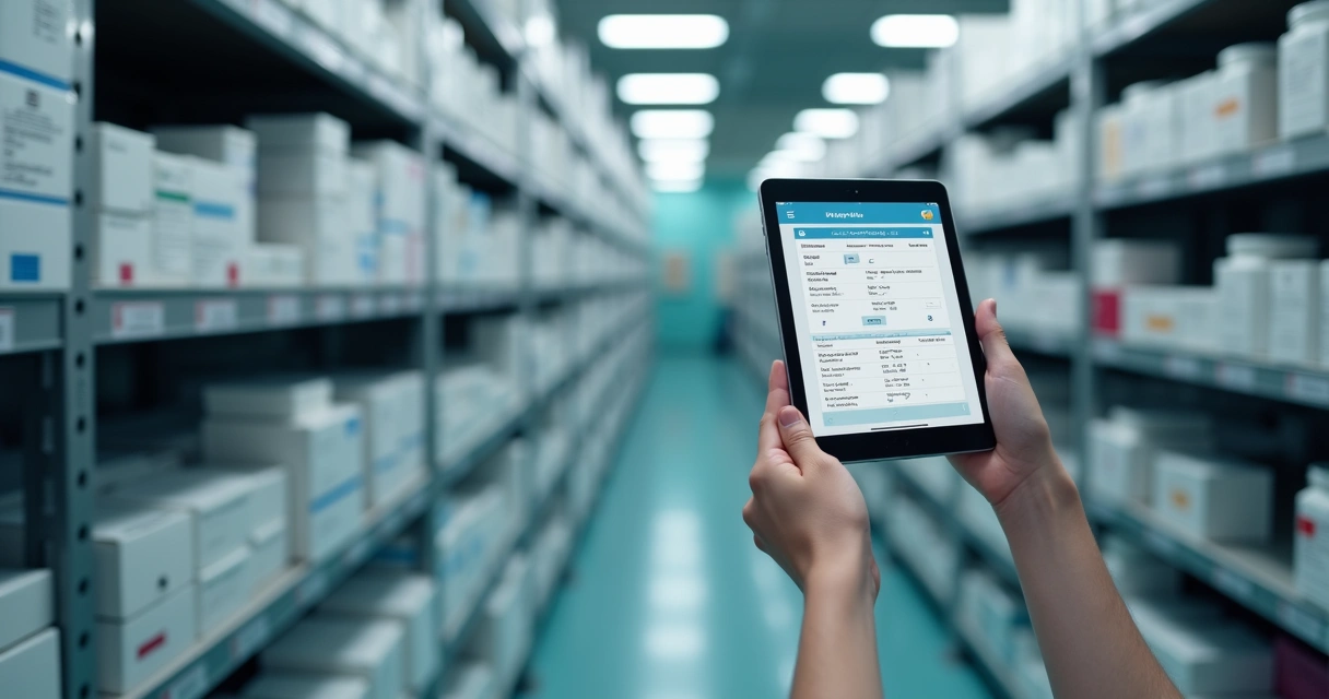 Controle digital de estoque em farmácia com sistema ERP 