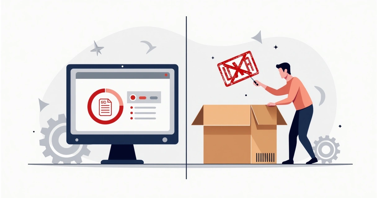Processo de estorno em infoprodutos e produtos físicos 