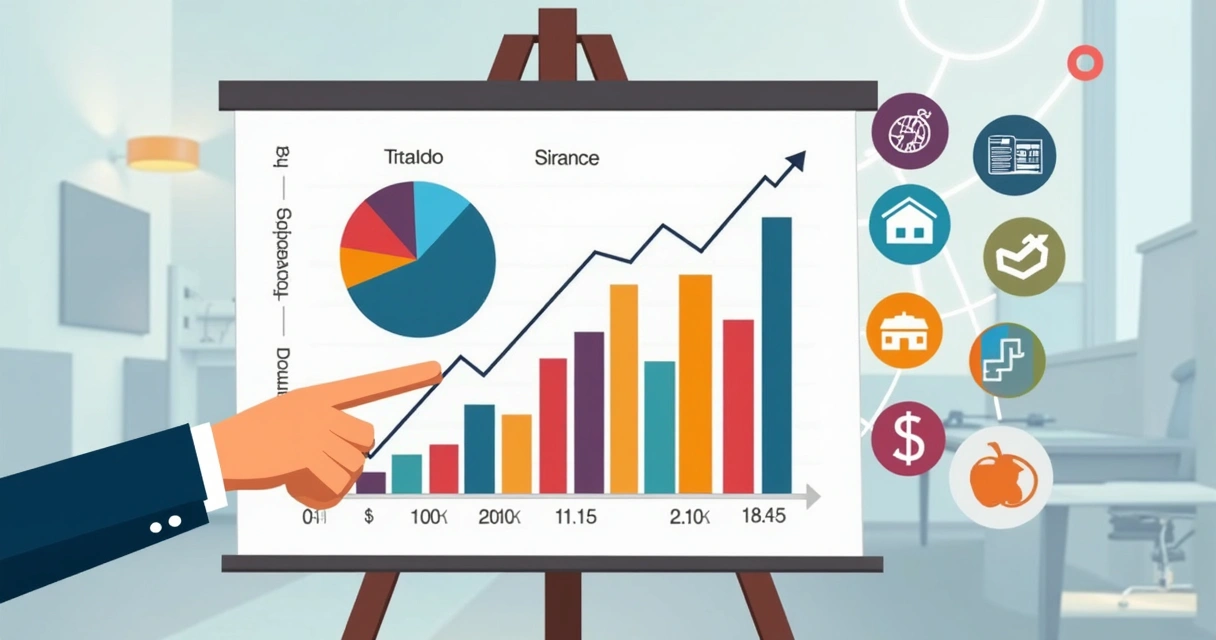 Gráfico colorido de carteira de investimentos diversificada com diferentes ativos 
