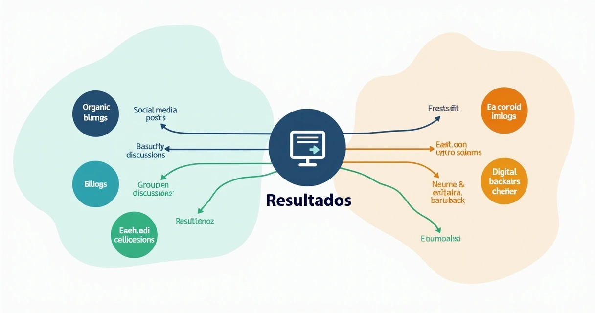 Fluxograma mostrando integração entre ações orgânicas e anúncios pagos 