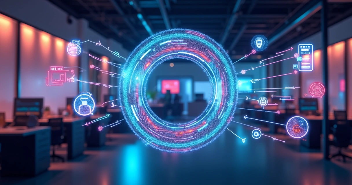 Estratégia de marketing em loop com fluxos de IA integrados 