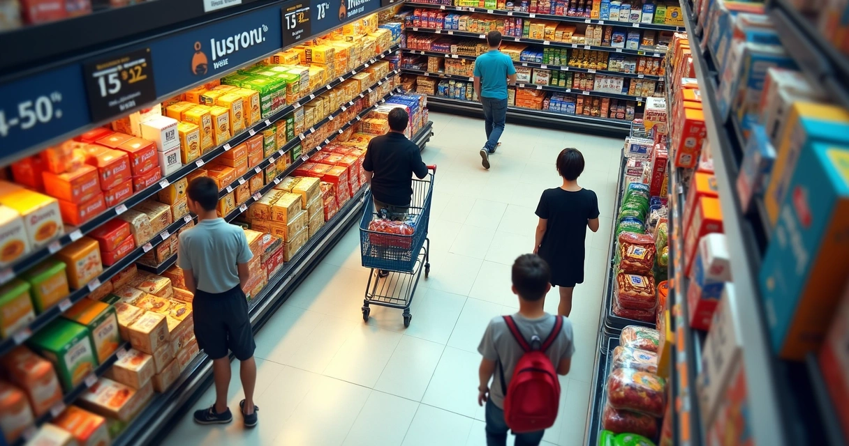 Estratégias de exposição de produtos no supermercado