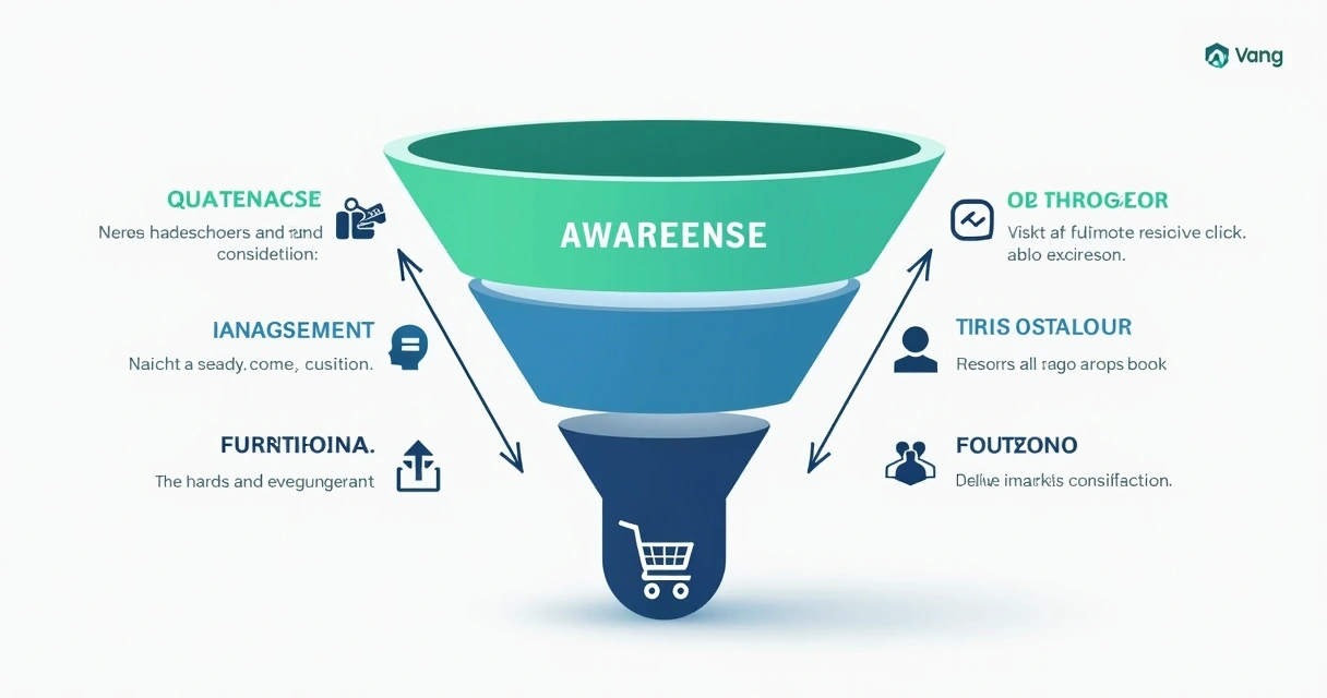 Diagrama simples de estrutura de campanha para Meta Ads 