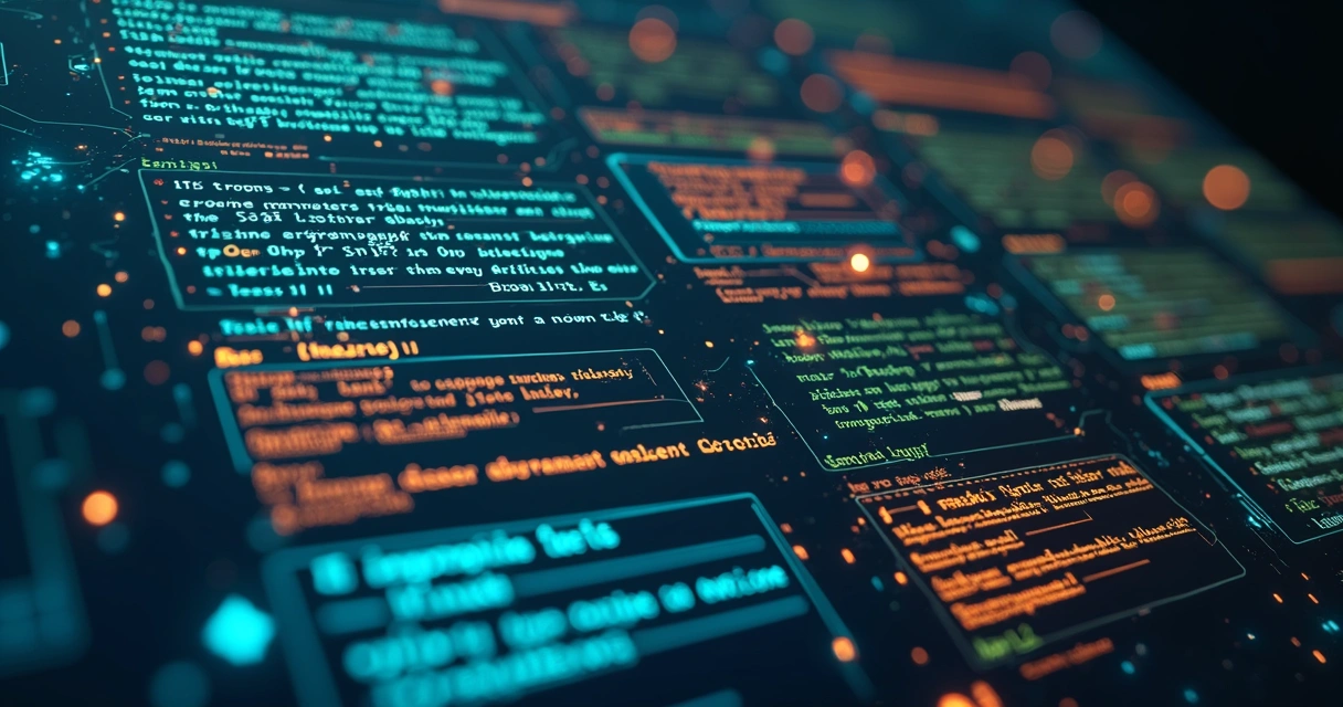 Estrutura de conteúdo dividida com heading tags, listas e citações em um esquema visual 
