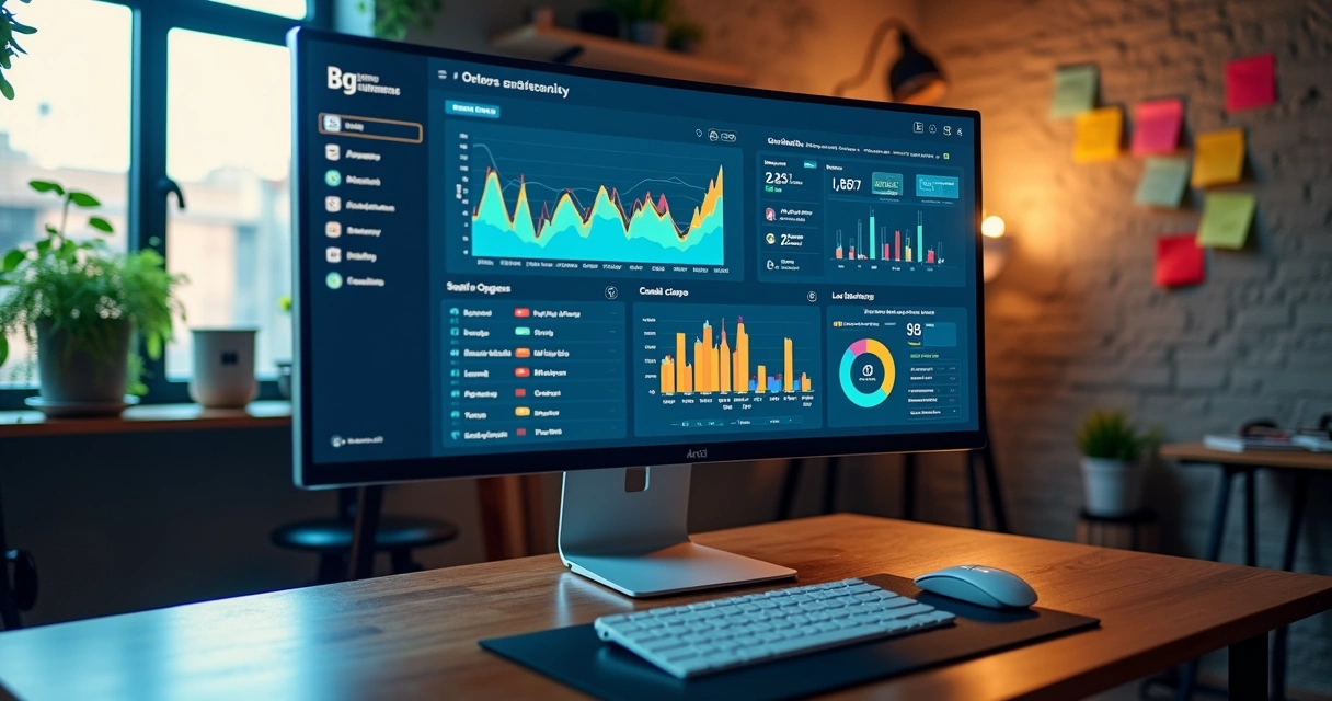 Dashboard de campanhas digital mostrando integração de canais e funis 