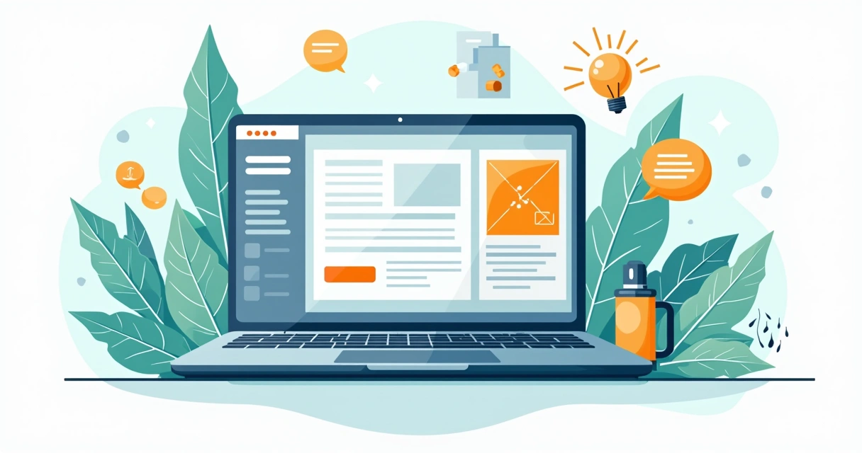 Exemplo de estrutura de landing page com título, formulário e CTA claros 