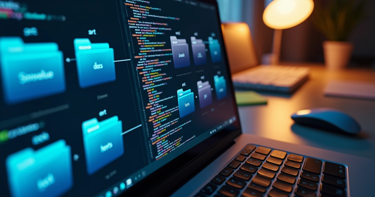 Estrutura organizada de repositório open source GitHub 