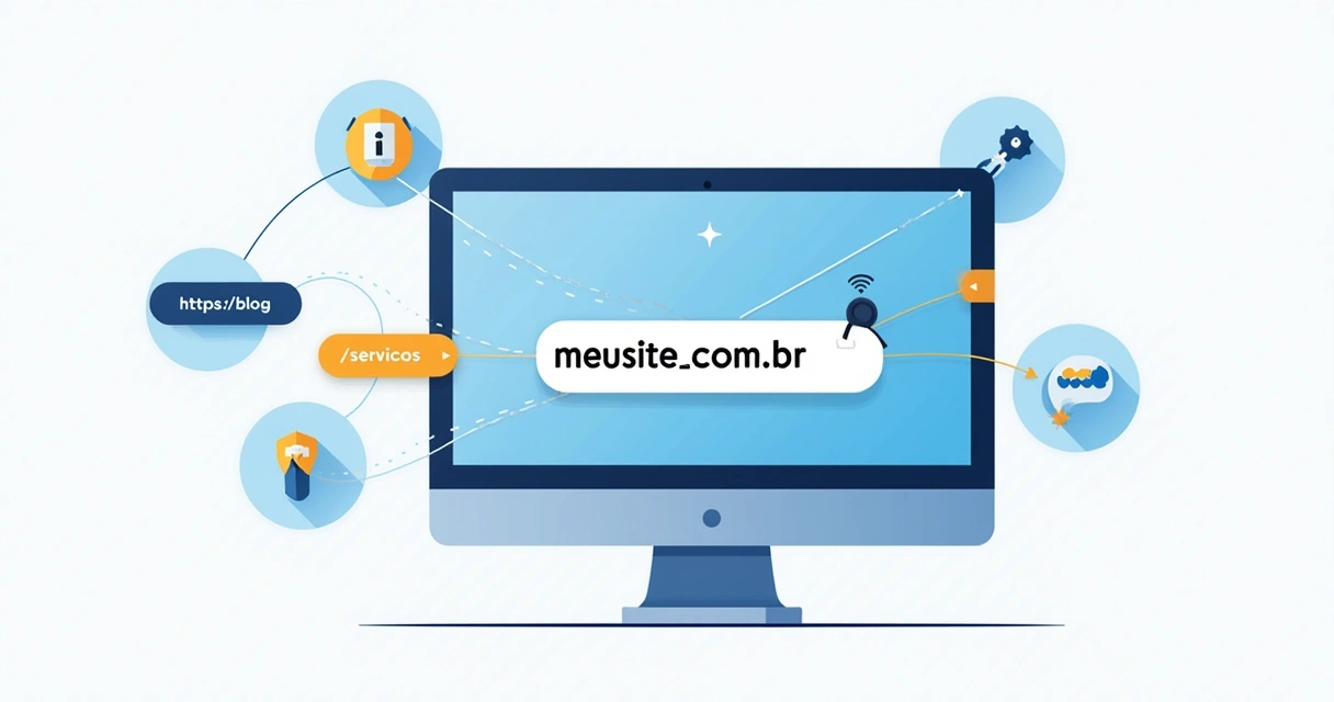 Componentes básicos da estrutura de uma URL