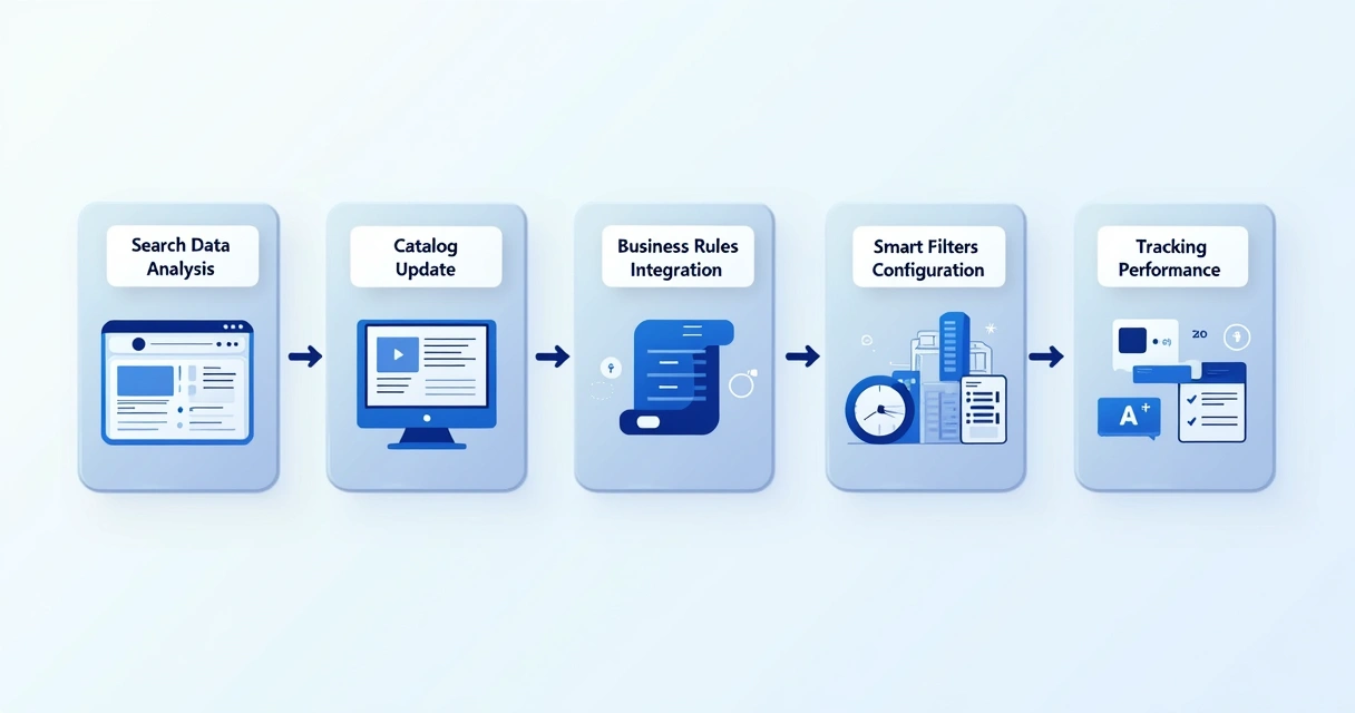 Passos para implementação de busca inteligente em portal B2B 