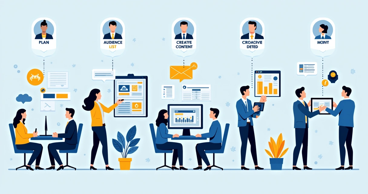 Passos visuais para criar campanha de remarketing eleitoral