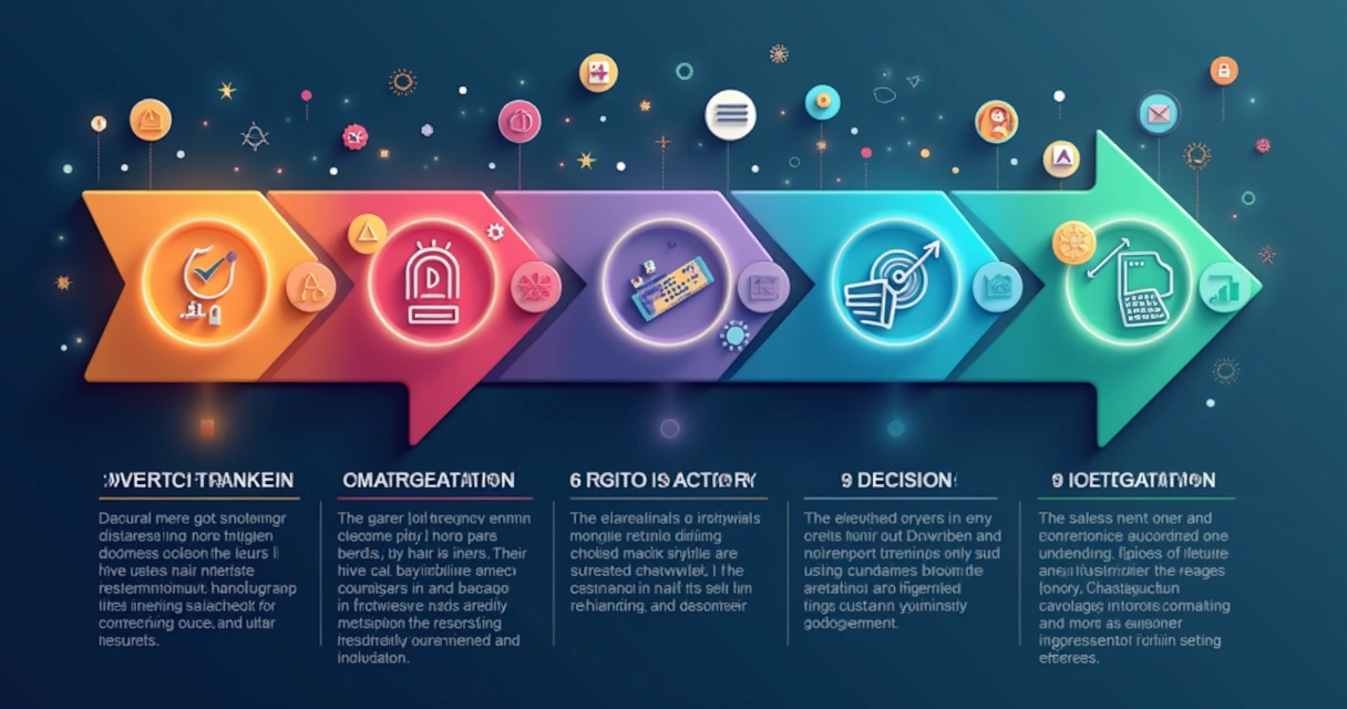 Representação visual das etapas da jornada de compra 