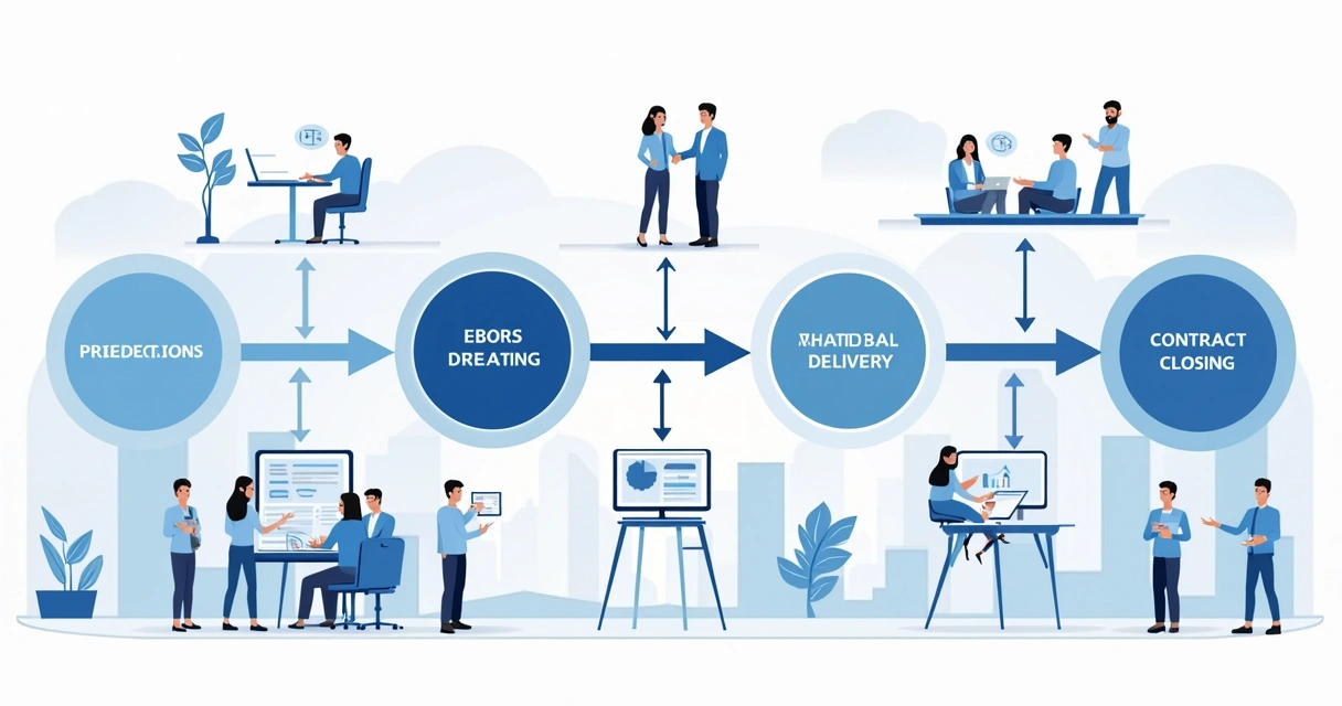 Fases do pipeline de vendas em empresas de tecnologia 