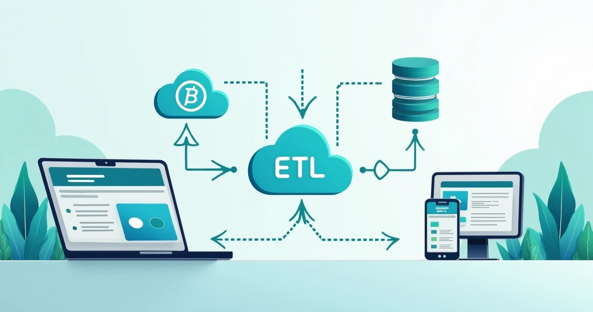 Fluxo de dados ETL em plataforma low-code 