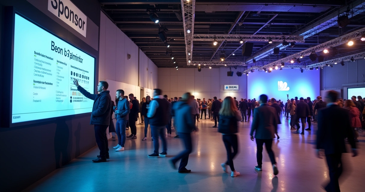 Ativação de marca em evento lotado 
