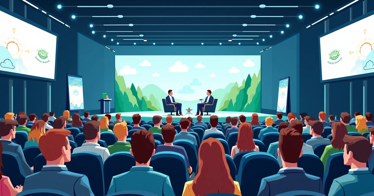 Auditório cheio durante painel do Brazil at Silicon Valley 