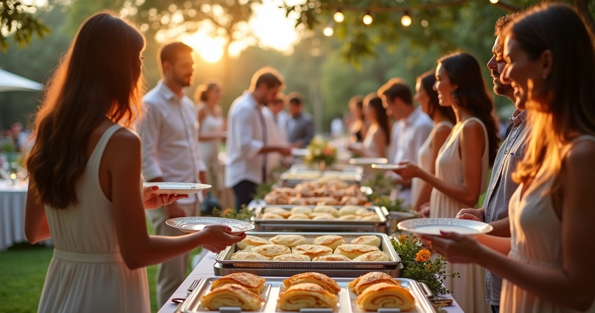 Evento com serviço de catering de crepes em Orlando 
