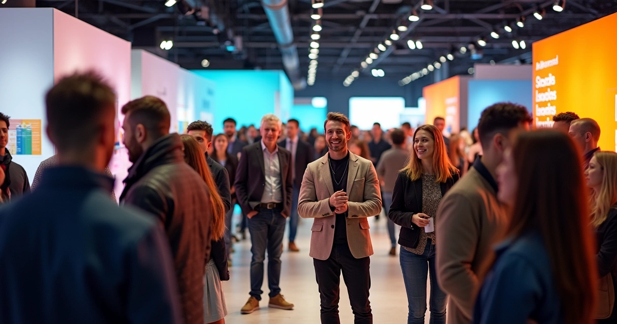 Evento com embaixadores e clientes interagindo com produtos da marca 