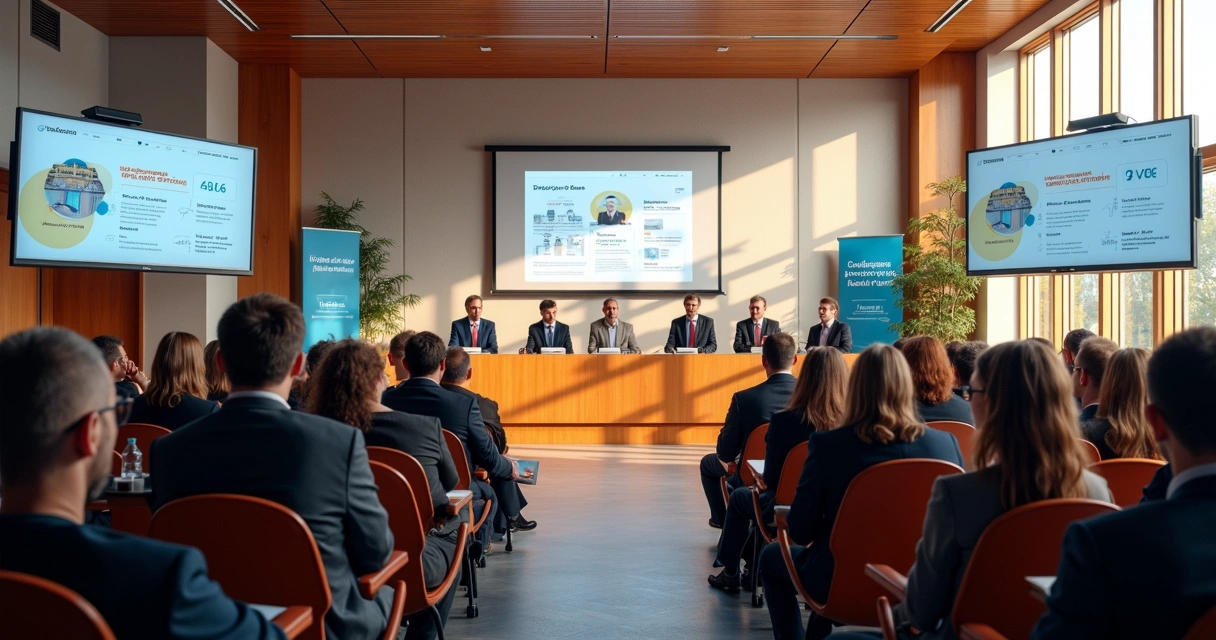 Líderes municipais em evento sobre inovação na prefeitura