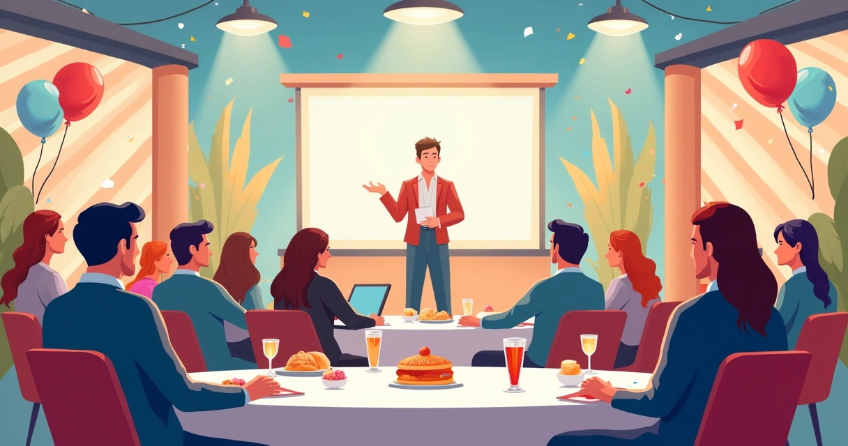 Evento de reconhecimento empresarial com festa e premiação 